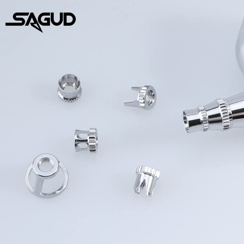 SAGUD 5pcs Universal Airbrush Needle Caps Cover Protection Replacement accessories