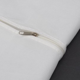 Cosmos White Color Non-Wowen Anti-dust Wedding Dress Gown Garment Bag Storage Protector Cover with Clear Zipped Pocket