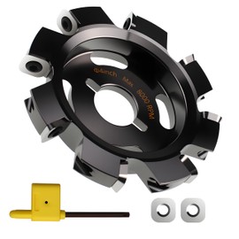ROOCBIT Tungsten Carbide Shaping Disc 8 Blades with Replaceable Cutters Carving Abrasive Disc Woodworking Tool 4-Inch (101mm) Dia 7/8" (22.3mm) Bore