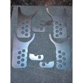 MAF 79-04 Mustang 8.8 Lower Control Arm Relocation Weld On Brackets