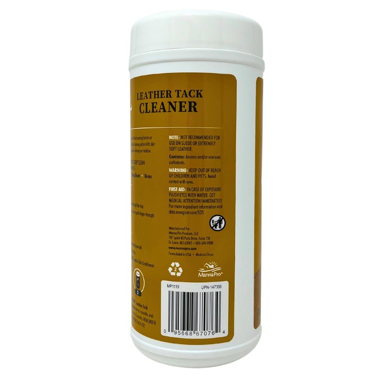 Lexol Leather Cleaner Quick Wipes - 75 Pre-Moistened Towels (3