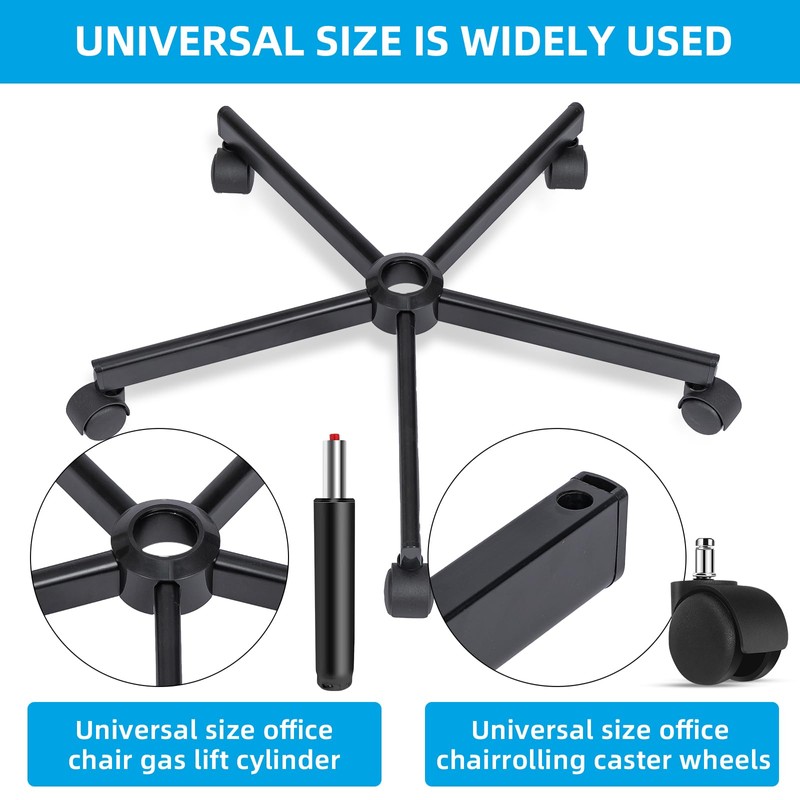 XSZD Criss Cross Home Office Swivel Chair Base – Durable,