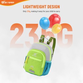 SKYSPER Toddler Backpacks for Boys 2-4, Kids Backpack for Girls, Kids Travel Backpack for Preschool Kindergarten Daypack Mini