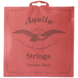 Aquila 91U THUNDER REDS®, BASS Ukulele/Ashbory Set 4-string, GDAE Tuning