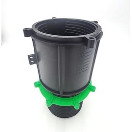 Generic Adjustable Plastic Pedestal | Floor Slate Support, Deck Leveler Lift Pedestal | Paver Extender | Ideal for Indoor and Outdoor Use - Sturdy Corrosion-Resistant Pedestal - (Pack of 8), Black