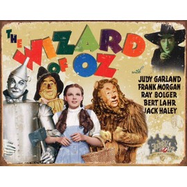 DOGT Wizard of Oz 70th Anniversary Retro Distressed (1562) Vintage TIN SIGN Size: Approx. 20 * 30cm/ 7.8 * 11.8 inch(L * W)