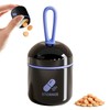 Small Pill Box Case Container Organizer for Purse, Supplement Container,