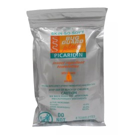 Avon Skin So Soft Bug Guard Plus Picaridin Repellent 8 Towelettes, New Free Ship