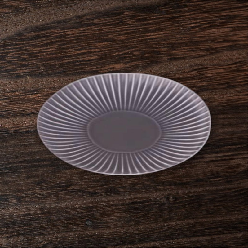 Takumikaze Arita Ware Plate, Shogi Gray Plate, Medium, Made in