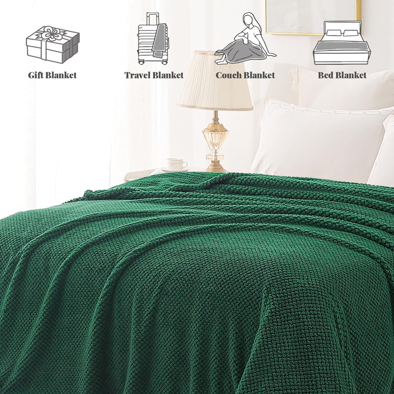 Whale Flotilla Soft and Warm Flannel Blanket, 130 x 170