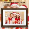 【Christmas Gift】10.1 Inch WiFi Digital Picture Frame - Smart Wood