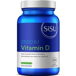 SISU Vitamin D3 2,500IU Tablets, 180 Tablets