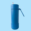 Pick Plate Stainless Steel Water Bottle with Bumper (Blue)