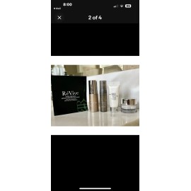 ReVive RE’VIVE 5 Piece Travel Kit~Renewal Cream, Body Serum, Hydration Mist & Mask