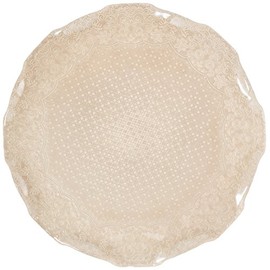 Charge It by Jay Roberta Iris Luster Charger Plate 13” Decorative Glass Service Plate for Home, Professional Dining, Perfect for Upscale Events, Dinner Parties, Weddings, Catering, 1 Piece, Pearl