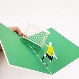 Soccer 3D Pop Up Cards, Soccer Happy Birthday Card, Thank You Cards, Farewell Card, Congratulations Card, Graduation Card, Anniversary Card, for Husband, Boyfriend, Son, Daughter | Pop Card Express
