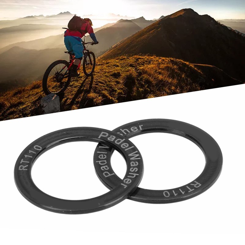 BuyWeek Bicycle Pedal Washers, Pack of 2 Waterproof Extended Bicycle