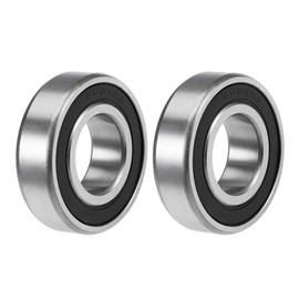 TOP-VIGOR 2Pcs 6004-2RS Deep Groove Ball Bearings, Z2 20mm x 42mm x 12mm Double Sealed Industrial Bearings, Chrome Steel Skateboard Bearings for Electrical Instrument Equipment