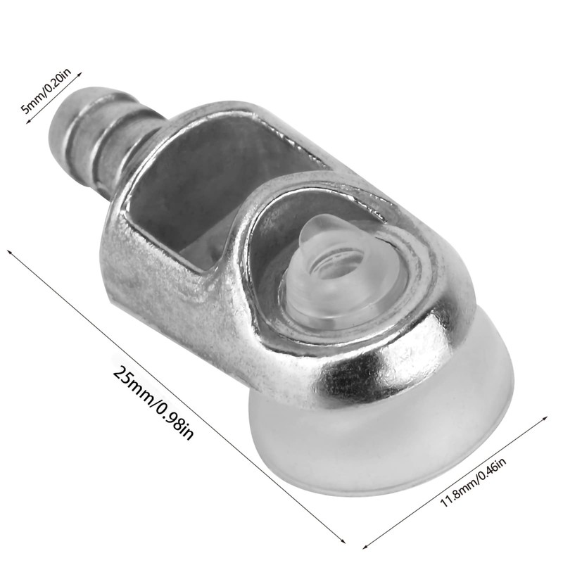 Tomotato 10Pcs Metal + Plastic Glass Shelf Brackets, Wall Mount,