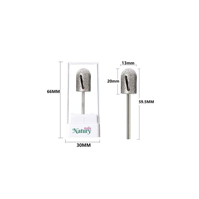 Natury Nails Diamond Cutter Pedicure Callus and Callus Drill Medium