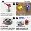 CAMPINGMOON Camping Gas Stove Adapter convert EN417 Lindal Valve to