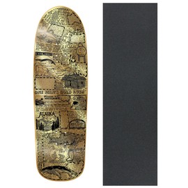Heroin Skateboard Deck Craig Questions Gold Rush 10.0" x 32.25" with Grip