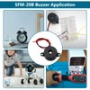 SFM-27 95dB Electronic Buzzer Binghe 5pcs SFM-27 DC 3-24V Piezo