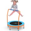 Jump Into Fun 36’’ Mini Trampoline for Kids, Orange &
