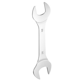 sourcing map Super Thin Open End spanners Metric, 30mm x 32mm, Slim Chrome-Vanadium Steel Wrench Tool for Tight Spaces Repair