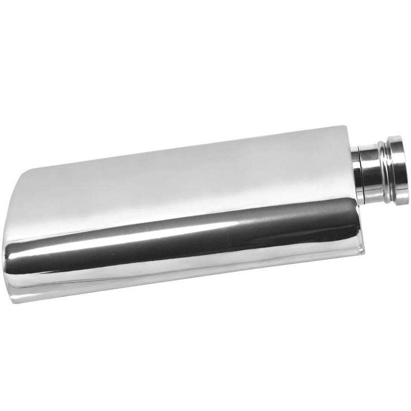 English Pewter Company 6oz Plain Pewter Liquor Hip Flask [FL256]