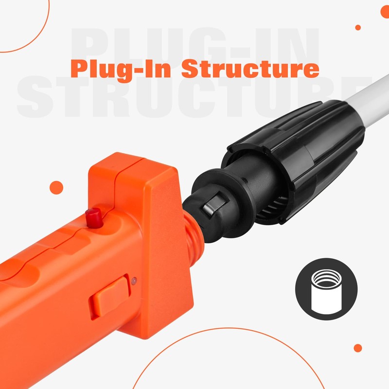 Cattle Prod, Rechargeable Electric Livestock Prod with 2 LED Lights,