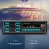 CAMECHO Single DIN Car Stereo with Bluetooth 5.1, 1 Din