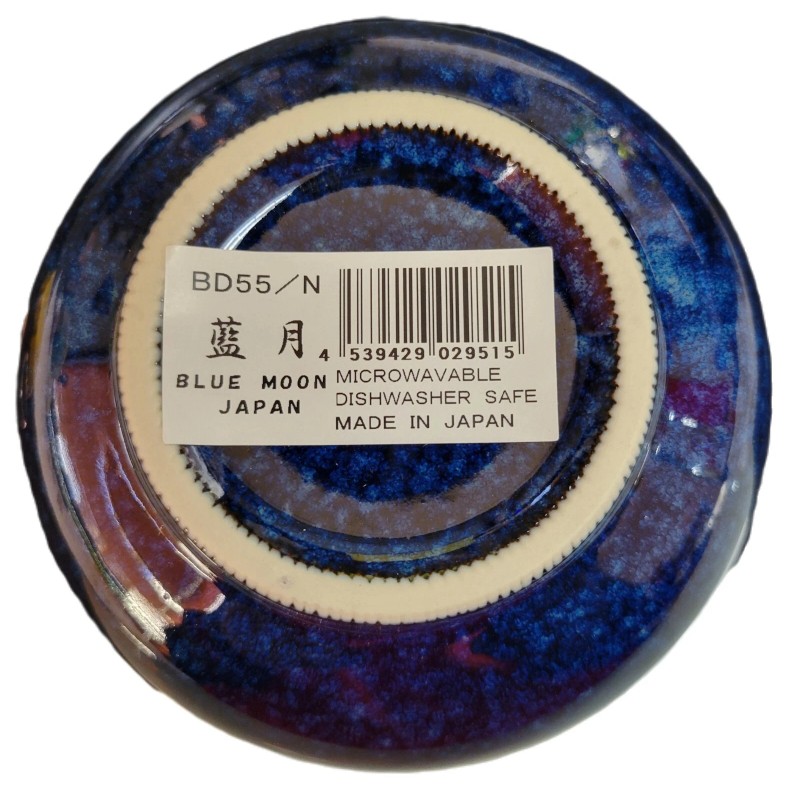 Dragonfly Rice Noodle Soup Bowls, Blue ( se of 6)