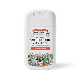 Home-Pourri Air + Fabric Smoke Odor Control, Island Breeze Spray, 1 Fl Oz Pocket Travel Size - Coconut, Vanilla and Cedarwood