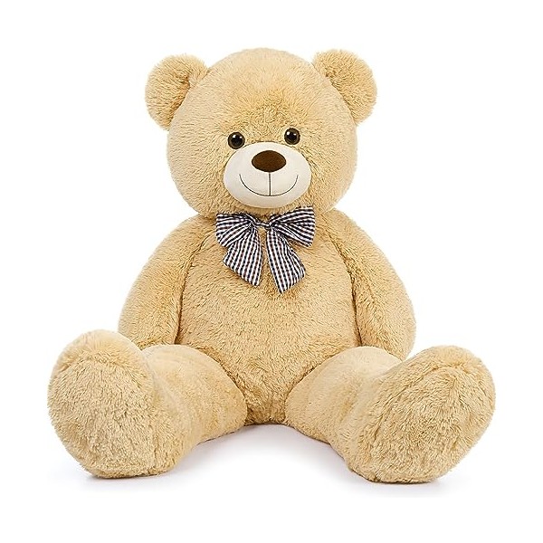 MorisMos MorisMos Giant Teddy Bear Stuffed Animal 4FT, Big Teddy