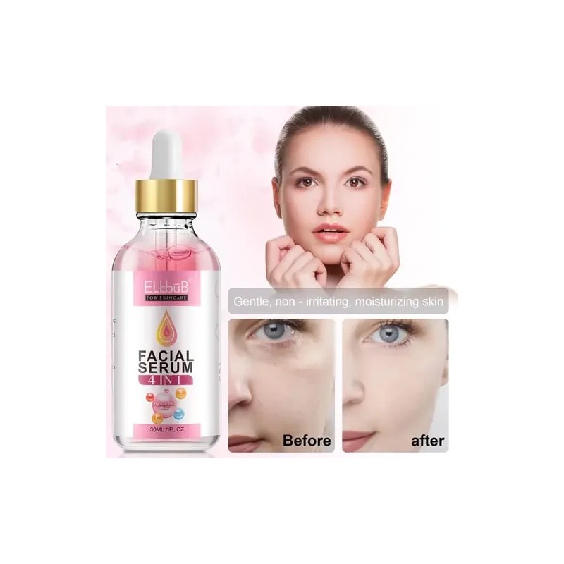 Suero Facial 4 En 1 Ácido Hialurónico Vitamina C Y