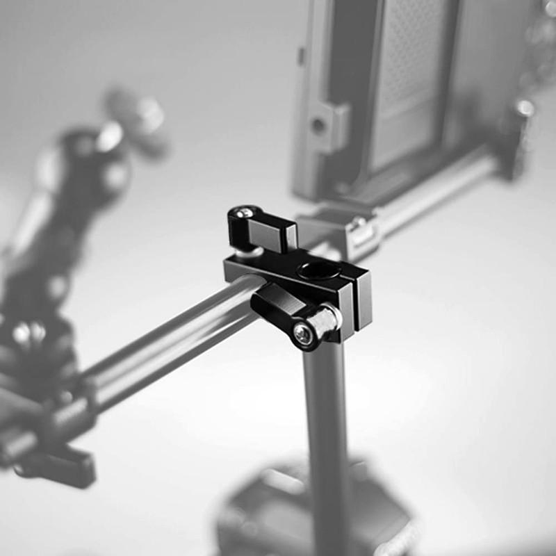 NICEYRIG 90 Degree 15mm Rod Clamp with Adjustable Screws, 2