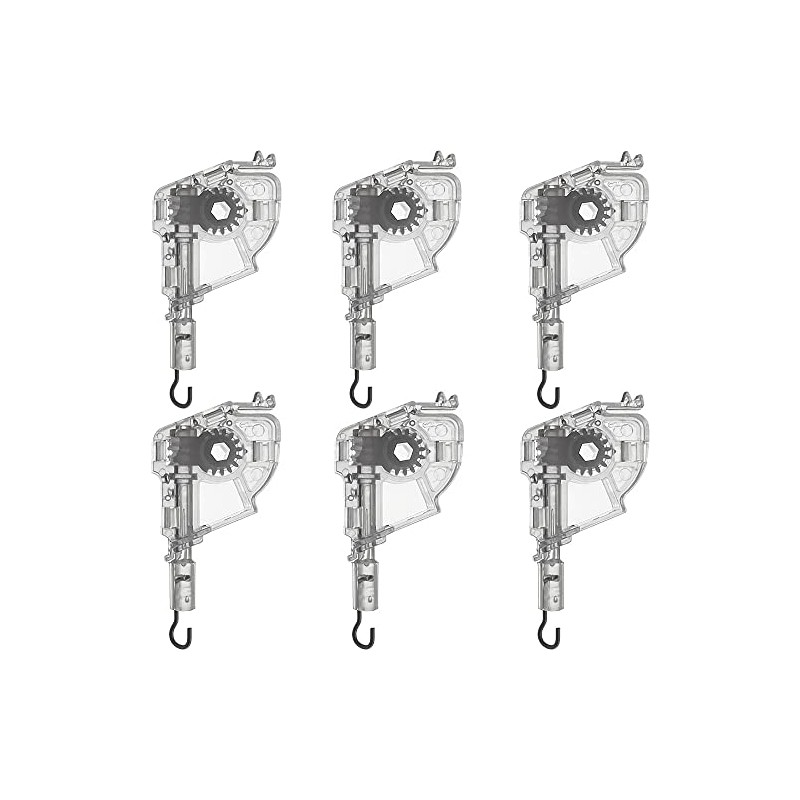 6pcs Wand Tilter for 2" Blinds Hexagon Shaped Gear Hook