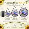 Hydrangea Suncatcher Stained Glass Window Hanging Hydrangea Gifts for Women