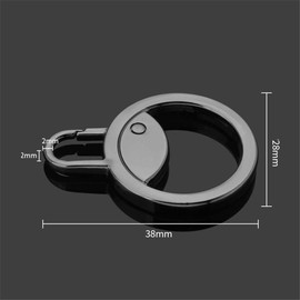 Universal Detachable Zipper Pull Replacement, Metal Zipper Slider Extender Handle for Easy Mend and Fix, Compatible with Luggage, Backpack, Suitcase,Jacket (Rose Gold)