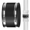 CLIUNT Flexible Rubber Sleeve 100 mm, Flexible Rubber Coupling, Flexible