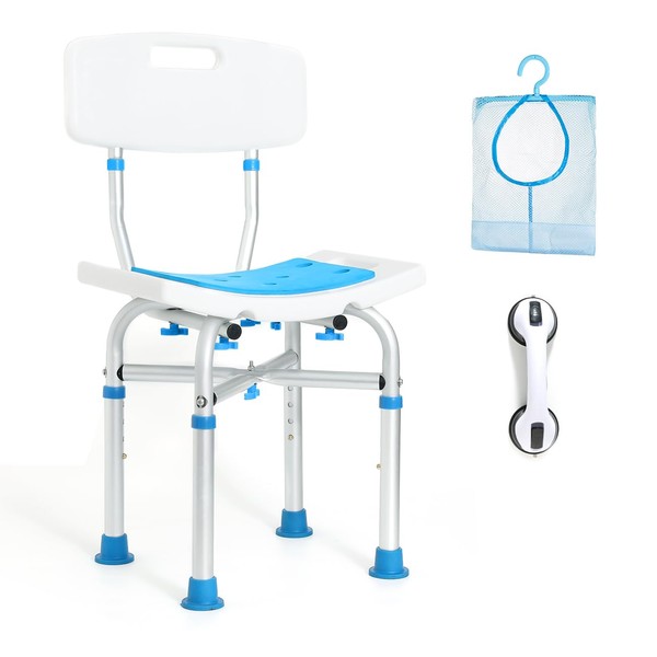 FSA HSA Heavy Shower Chair for Inside Shower with Back,