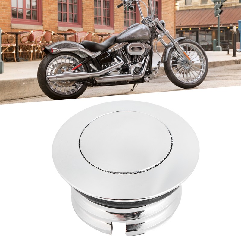 Fuel Tank Cover Push Type CNC Aluminum Alloy Oil Filler
