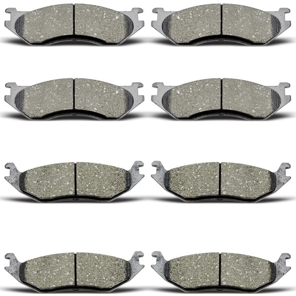 DYZJKWJW D966 D967 Front Rear Ceramic Brake Pads Set Fit