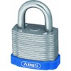 ABUS 06376 Eterna Laminated Plated Steel Padlock, Grey,40 mm