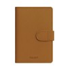 VULKIT Leather Passport Travel Wallet for 2 Passports Slim Double
