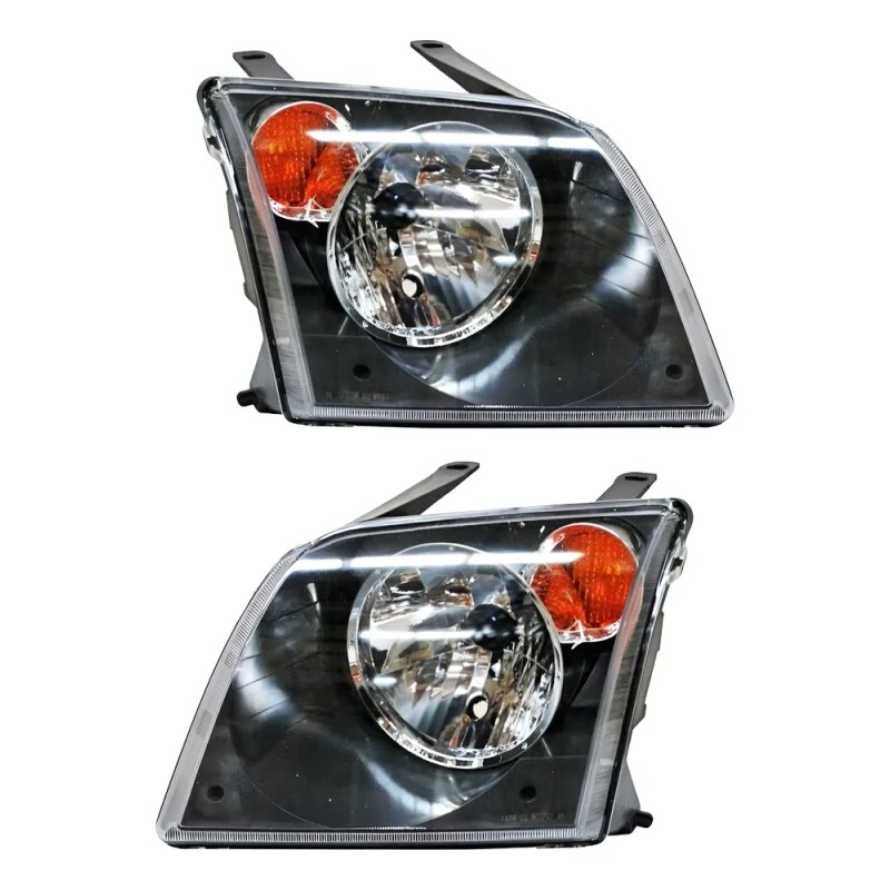 Par Juego Faros Ford Ecosport 2004 - 2005 C/cuarto Ambar