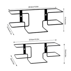 Pack of 2 glove holders, metal glove dispenser for disposable gloves, can be taped or perforated for hanging, disposable gloves, shovel holder, can carry up to 5 kg (average size)