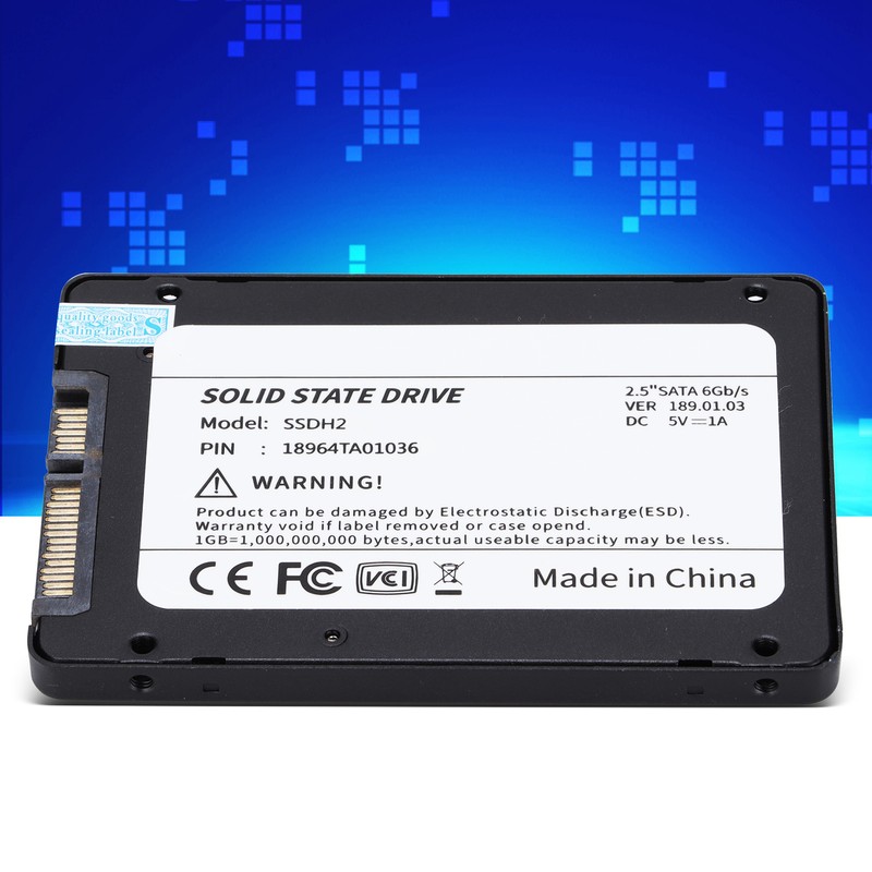 BU KING 2.5inch SSD Black High Speed Metal Hard Drive