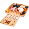 ECOEXL Cheese Board Charcuterie Board Set - Bamboo Serving Platter